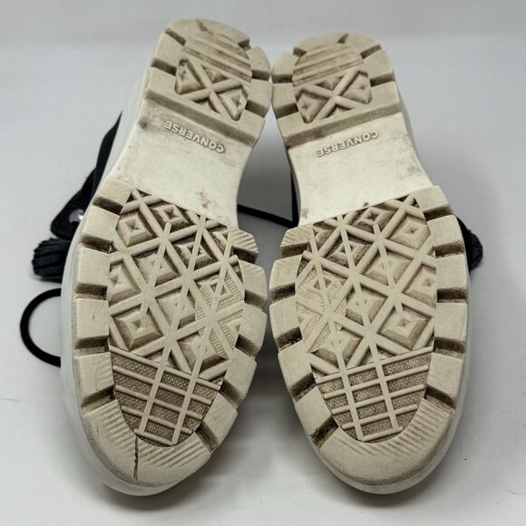 Converse All Star Chuck GoreTex Lugged Soles High Shoes Womens 9.5 Black Leather - Picture 13 of 16